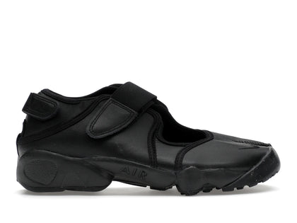 Nike Air Rift Leather Triple Black (Women's) - authentic Nike sneakers