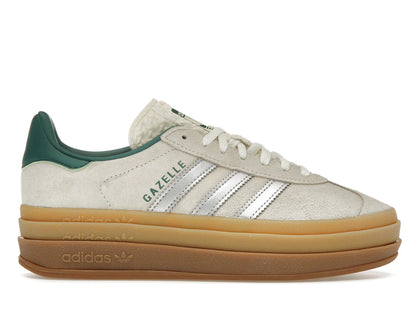 adidas Gazelle Bold Off White Collegiate Green (Women's) - authentic adidas sneakers