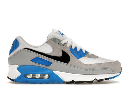 Nike Air Max 90 Pure Platinum Photo Blue - authentic Nike sneakers