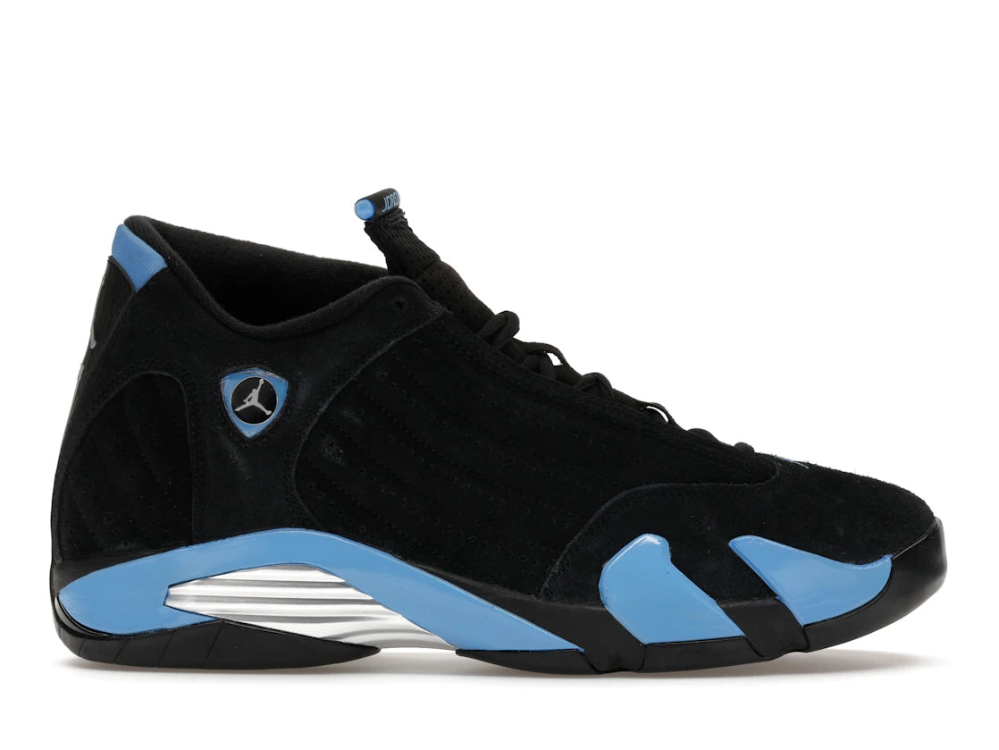 Jordan 14 Retro Black University Blue (2026) - vue 360