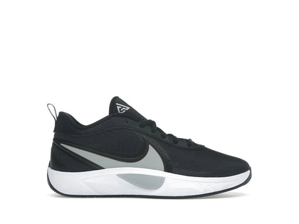 Nike Giannis Zoom Freak 6 Black White Gunsmoke Flat Silver (GS) - authentic Nike sneakers