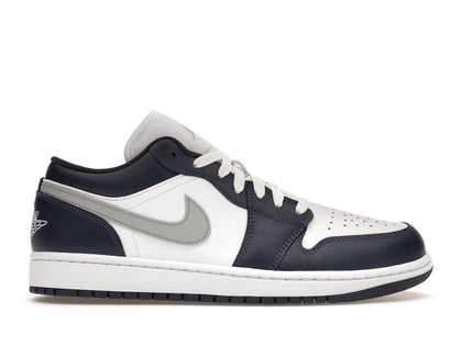 Jordan 1 Low Wolf Grey Midnight Navy - authentic Jordan sneakers