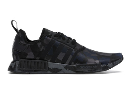 adidas NMD R1 Core Black Grey Six - authentic adidas sneakers