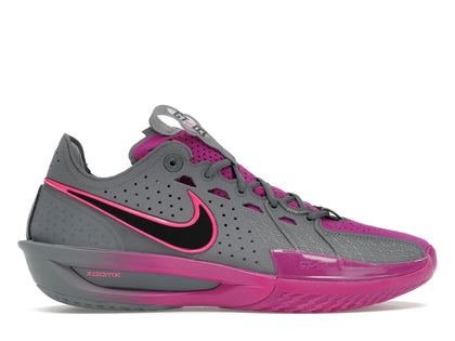 Nike Air Zoom GT Cut 3 Smoke Grey Hot Fuchsia - authentic Nike sneakers
