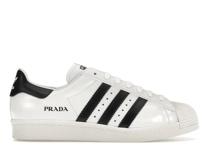 adidas Superstar Prada White Black - authentic adidas sneakers