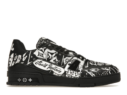 Louis Vuitton LV Trainer Comic Motifs Black White (SS23) - authentic Louis Vuitton sneakers