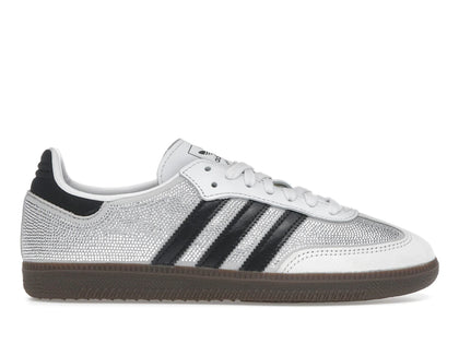 adidas Samba OG Rhinestone Crystal White Silver (Women's) - authentic adidas sneakers