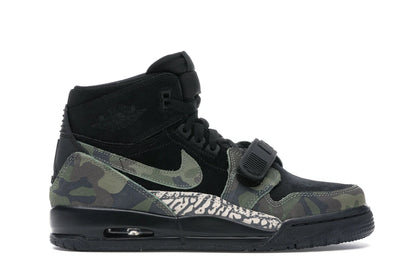 Jordan Legacy 312 Black Camo Green (GS) - authentic Jordan sneakers