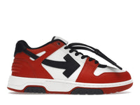 OFF-WHITE Out Of Office OOO Low Tops Schwarz Weiß Rot
