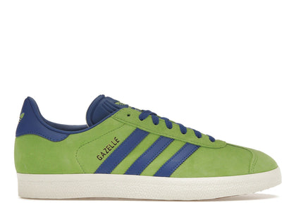 adidas Gazelle Lime Royal Blue - authentic adidas sneakers