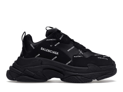 Balenciaga Triple S Black Logo (Women's)