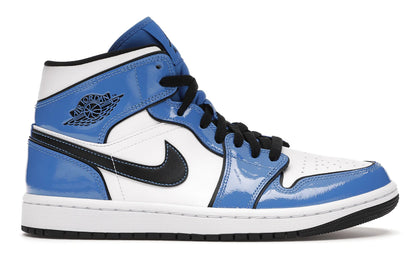Jordan 1 Mid Signal Blue - authentic Jordan sneakers