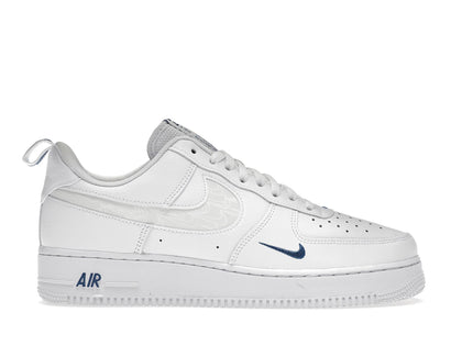 Nike Air Force 1 Low Reflective Swoosh White Blue - authentic Nike sneakers