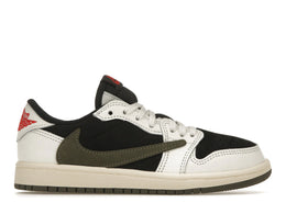 Jordan 1 Retro Low OG SP Travis Scott Olive (PS) - authentic Jordan sneakers