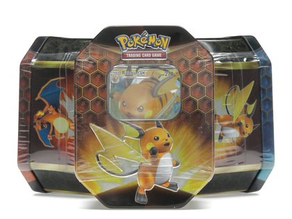2019 Pokemon Hidden Fates Tin 3x Lot Charizard/Gyrados/Raichu - authentic Pokemon product