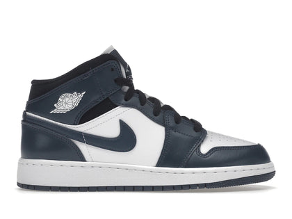 Jordan 1 Mid Armory Navy (GS) - authentic Jordan sneakers