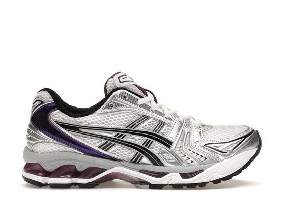 ASICS Gel-Kayano 14 Weiß Dunkeltraube (Damen)