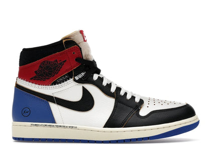 Jordan 1 Retro High OG SP Fragment x Union LA Varsity Red Sport Royal - authentic Jordan sneakers