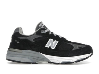 New Balance 993 MiUSA Black Grey (Women's) - authentic New Balance sneakers
