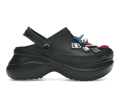 Balenciaga x Crocs Mule Black Multicolor Jibbitz (Women's) - authentic Balenciaga sneakers