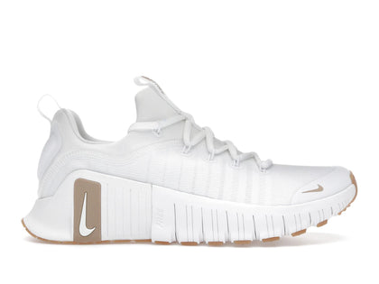 Nike Free Metcon 6 White Gum Light Brown Hemp - authentic Nike sneakers