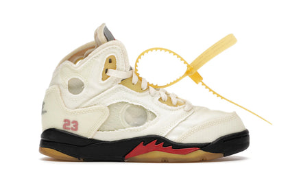Jordan 5 Retro Off-White Sail (PS) - authentic Jordan sneakers