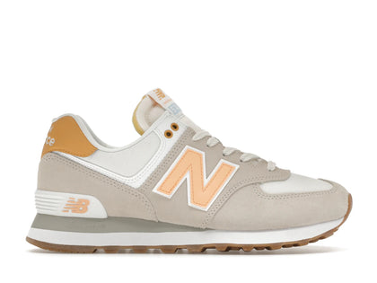 New Balance 574 Timberwolf Alpha Orange (Women's) - authentic New Balance sneakers