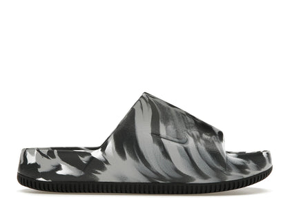 Nike Calm Slide Marble Black Grey - authentic Nike sneakers