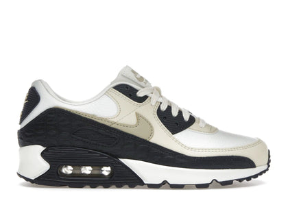 Nike Air Max 90 Sail Black Croc (Women's) - authentic Nike sneakers