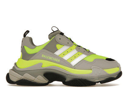 Balenciaga x adidas Triple S Fluo Yellow - authentic Balenciaga sneakers