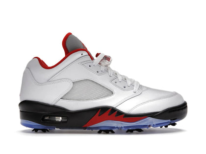 Jordan 5 Retro Low Golf Fire Red (Silver Tongue) - authentic Jordan sneakers