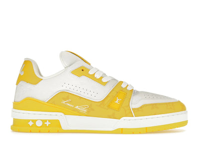 Louis Vuitton Trainer White Yellow Monogram