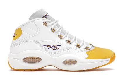 Reebok Question Mid Yellow Toe - authentic Reebok sneakers