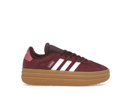 adidas VL Court Bold Shadow Red Cloud White Pink Fusion (GS) - authentic adidas sneakers