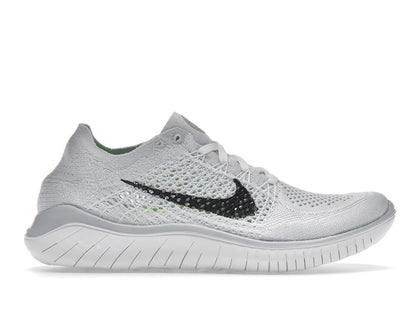 Nike Free RN Flyknit 2018 White Pure Platinum (Women's) - authentic Nike sneakers
