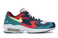 Nike Air Max2 Light Habanero Red Navy Emerald