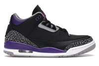 Jordan 3 Retro Schwarz Court Lila