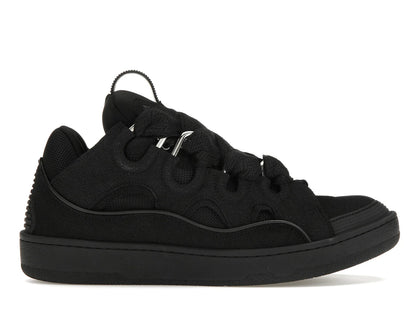 Lanvin Leather Curb Triple Black - authentic Lanvin sneakers