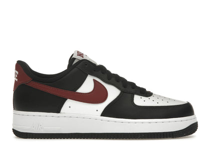 Nike Air Force 1 Low '07 Black White Dark Team Red - authentic Nike sneakers