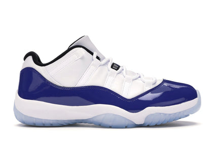 Jordan 11 Retro Low White Concord (Women's) - authentic Jordan sneakers