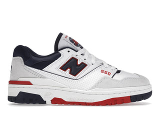 New Balance 550 Premium White Navy Red - authentic New Balance sneakers