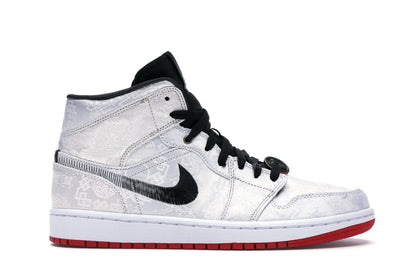 Jordan 1 Mid SE Fearless Edison Chen CLOT - authentic Jordan sneakers