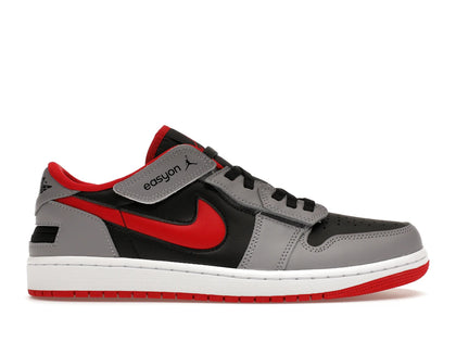 Jordan 1 Low Flyease Fire Red Cement Grey - authentic Jordan sneakers