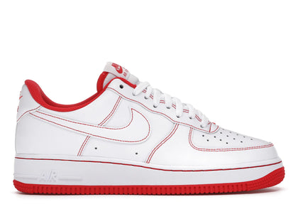 Nike Air Force 1 Low '07 White University Red - authentic Nike sneakers