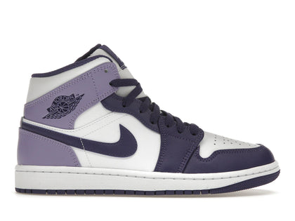 Jordan 1 Mid Blueberry - authentic Jordan sneakers