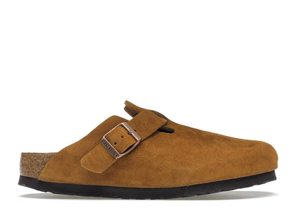 Birkenstock Boston Soft Footbed Suede Mink - authentic Birkenstock sneakers