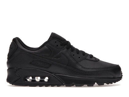 Nike Air Max 90 Leather Triple Black - authentic Nike sneakers
