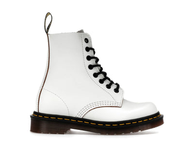 Dr. Martens 1460 Vintage Lace Up Boots White Quilon