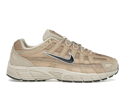 Nike P-6000 SE Hemp Sanddrift Metallic Silver Black - authentic Nike sneakers