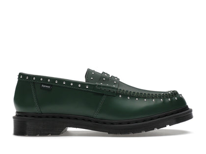Dr. Martens Studded Penton Loafer Supreme Green - authentic Dr. Martens sneakers
